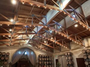 jacuzzi winery barrel room