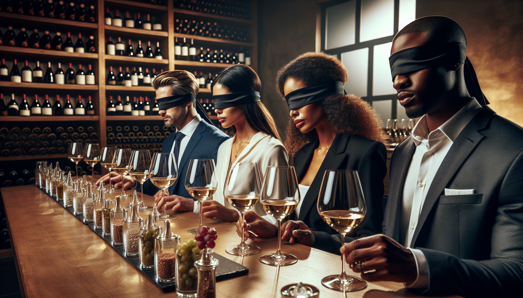 Enhancing wine professionals', wine consultants and better tasters skills through blind tastings