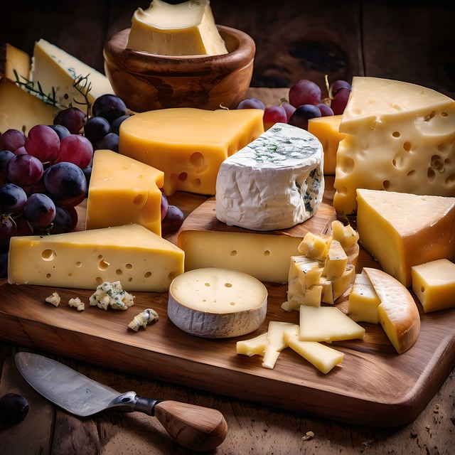 Image of many cheeses