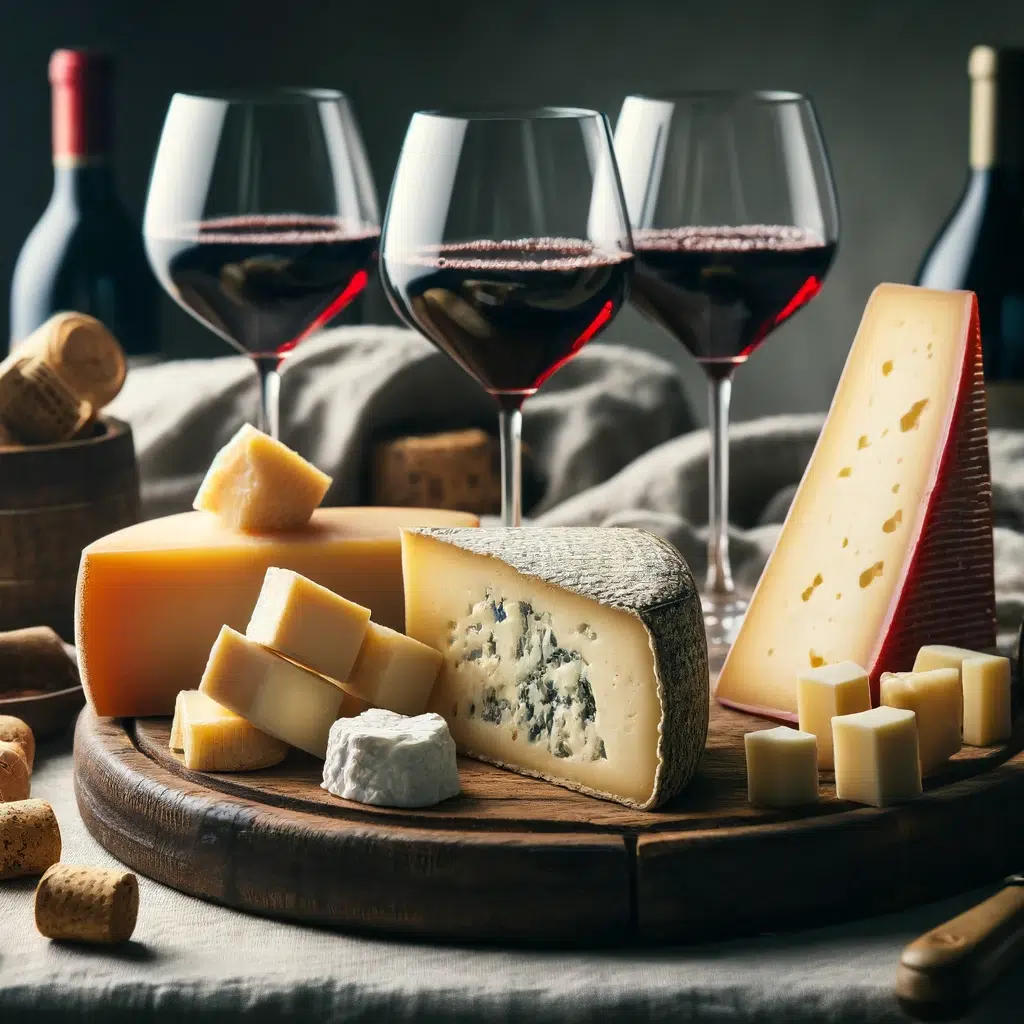 cheeses with italian wine